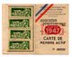 Fédération Nationale Des Déportés Du Travail .Carte De Membre Actif 1947 - Documents