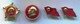 MAO ZEDONG / MAO TSE TUNG - COMMUNIST CHINA, LEADER PRESIDENT, PROPAGANDA PIN BADGE, ABZEICHEN, 4 Pcs - Celebrities