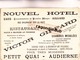 CARTE De VISITE - 29 - AUDIERNE - NOUVEL HOTEL VICTOR GIFFARD PETIT QUAI à AUDIERNE - Vue Splendide Sur Le PORT - Audierne