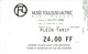 Ticket D'entrée Plein Tarif Au Musée Toulouse-Lautrec (Albi) 02/07/1998 - Tickets - Vouchers