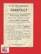 CHANTILLY Source LA CHAUSSEE Eau Table Fer Chromo Courbe Rouzet Carte à Jouer  7 Trefle Trouvaille  Chiffonnier Lanterne - Autres & Non Classés