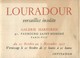 VIEUX PAPIERS PARIS IIIe PUBLICITE LOURADOUR VERSAILLES INSOLITE GALERIE MARFOREN 1955  ETAT VOIR IMAGES - Colecciones