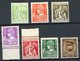 BELGIQUE 1932 N°335 à 341 * (MH). DONT 339 ** (MNH). - Neufs