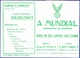 Advertising Card/ Calender - A Mundial, Compnhia De Seguros / Lisboa E Porto - 1960 - Publicidad