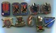 M509 LOT DE 10 INSIGNES ARTILLERIE FABRICANTS DIFFERENTS - Armée De Terre