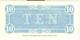 Billet 10 Dollars Confederated States - Reproduction  WooKey Hole Mill Somerset England - Exonumia - Confederate Currency (1861-1864)