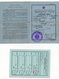 1934 YUGOSLAVIA, CROATIA, ZAGREB, GUN PERMIT, ISSUED BY ZAGREB POLICE, 2 FISKAL STAMPS - Historical Documents