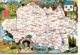 03000 - La Rougery - Carte Géographique Illustrée Du Département De L'ALLIER, Blason - Autres & Non Classés