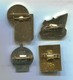 SCOUTING, SCOUTISME, BOY SCOUT - Russian Vintage Pin, Badge, Abzeichen, 4 Pcs - Associazioni
