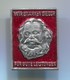 Karl Marx - Communist Leader, Vintage Pin, Badge, Abzeichen - Celebrities