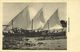 Indonesia, BALI, Native Balinese Sailing Pirogues, Boats (1910s) Postcard - Indonesia