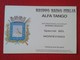 POSTAL POST CARD QSL RADIOAFICIONADOS RADIO AMATEUR GRUPPO ALFA TANGO ITALIA URUGUAY MONTEVIDEO ESCUDO LIBERTAD....VER - Otros & Sin Clasificación