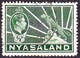 NYASALAND 1938 KGVI 1/2d Green SG130 FU - Nyasaland (1907-1953)