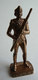 FIGURINE KINDER  METAL SOLDAT AMERICAIN USA 1778 SOLDAT 4 80's Cuivre - KRIEGER USA SCAME (1) - Figurines En Métal