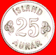 + GREAT BRITAIN BIRCH (1946-1967): ICELAND ★ 25 ORE 1967 MINT LUSTER! LOW START ★ NO RESERVE! - IJsland