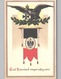 Postcard Belgian Eagle And Flag With BRÜSSEL-COURTRAI Bahnpost 1915 + ROOBORST Boxed Stamp-  Both Very Sharp - Ambulante Stempels