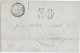 1866 - PYRENEES ORIENTALES - LETTRE De LA TOUR DE CAROL Avec T22 + TAXE 30 - IND 13 - 1849-1876: Période Classique