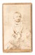 PHOTO ORIGINALE 1896 P. AUBERT LONS Le SAUNIER - BEBE BABY - PETIT GARCON ? PETITE FILLE ? - Persone Anonimi