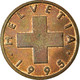 Monnaie, Suisse, Rappen, 1995, Bern, TB+, Bronze, KM:46 - Autres & Non Classés