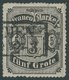 BREMEN 7A O, 1862, 5 Gr. Schwarz Auf Mattgraubraun, Type II, Feinst, Kurzbefund Neumann, Mi. 300.- - Bremen