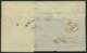 HAMBURG VORPHILA 1826, HAMBURG, L1 Auf Begleitschein Nach Hannover, Handschriftlich Nebst 1 Korb..., Roter Datumsstempel - Autres & Non Classés