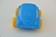 Delcampe - Vintage VINYL TOY CAR : Maker VIKINGPLAST SWEDEN - No. 4293 VW BEETLE - Blue - 7.00cm - 19XX - Rubber - Autres & Non Classés