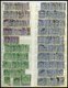 LEIPZIG O,BrfStk , 1886-97, Partie Von 340 Werten, Mit C 7,9, D 7, Aus F 2-19, U.a. Mit Mi.Nr. 19 (79x), Dabei Viele Far - Private & Lokale Post