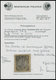 Dt. Reich 16 O, 1872, 1/4 Gr. Grauviolett, Idealer TuT-K1 CASSEL, Kabinett, Fotobefund Sommer - Used Stamps