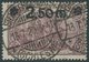 Dt. Reich 118a O, 1920, 2.50 M. Auf 2 M. Braunlila, Feinst, Kurzbefund Fleiner, Mi. 250.- - Gebraucht