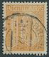 DIENSTMARKEN D 65 O, 1921, 10 Pf. Dunkelorange, Unbedeutender Eckzahnbug Sonst Pracht, Fotobefund Bechtold, Mi. 600.- - Officials