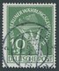 BERLIN 68II O, 1949, 10 Pf. Währungsgeschädigte Mit Abart Grüner Punkt Rechts Am Handgelenk, Normale Zähnung, Pracht, Fo - Autres & Non Classés