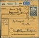 BUNDESREPUBLIK 126 BRIEF, 1952, 6 Pf. Posthorn Im Achterblock Und Waagerechten Paar Rückseitig Mit 50 Pf. Zusatzfrankatu - Other & Unclassified