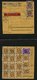 Delcampe - SAMMLUNGEN 1953/4, Interessante Sammlung Von 40 Paketkarten Mit Verschiedenen Posthorn-Frankaturen, Dabei Auch Einzelfra - Altri & Non Classificati