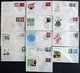LOTS 1954-59, Partie Von 58 Verschiedenen FDC, Fast Nur Prachterhaltung, Mi. 1460.- - Used Stamps