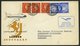 DEUTSCHE LUFTHANSA 55 BRIEF, 22.4.1956, London-Stuttgart, Brief Feinst - Usati