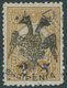 ALBANIEN A 3 O, 1913, 2 Pa. Auf 5 Pa. Ockergelb, Pracht, R!, Gepr. E. Diena Und Fotoattest Bühler, Mi. 2000.- - Albania