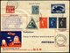 NIEDERLANDE NL,SA BRIEF, 6.12. Und 15.12.1938, KLM-Erstflug AMSTERDAM-PRETORIA-AMSTERDAM Auf Einem Beleg, Prachtbrief, M - Used Stamps