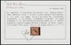 Delcampe - ÖSTERREICH BIS 1867 9 *, 1856, 6 Kr. Zinnober, Sog. Zinnoberroter Merkur Mit Vollem Frischen Originalgummi, Lupen-engvol - Used Stamps