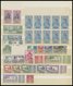 FRANZÖSISCH-GUINEA **, 1922-42, Kleine Postfrische Partie Meist Nur Bogenteile, Fast Nur Prachterhaltung - Other & Unclassified