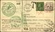 US-FLUGPOST 16.7.1931, Endres-Flug NEW YORK - BUDAPEST, 1 $ Private Sonderkarte Und 1 C. Zusatzfrankatur, Grüner Sonders - 1c. 1918-1940 Covers