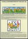Delcampe - SPORT **,Brief , Fußball-Europameisterschaft England 1996 Auf Siegerseiten Im Album Mit Blocks, Streifen, Einzelmarken,  - 1990 – Italy