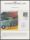 Delcampe - SPORT **,Brief , Olympische Spiele 1992 Auf Spezial Falzlosseiten Der Deutschen Sporthilfe Mit Blocks, Streifen, Markenh - 1990 – Italy