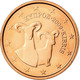 Chypre, 2 Euro Cent, 2008, FDC, Copper Plated Steel, KM:79 - Zypern