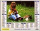 (Divers). Calendriers Almanach Oberthur Du Facteur 2003 Departement 39 Jura Chat Lapin Enfants & 2010 Lavigne & 2001.76 - Groot Formaat: 2001-...