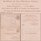 Berlin 1890. Poste Privée, Entier Postal Timbré Sur Commande.Alcool Dénaturé (alcool à Brûler), Gaz, Pétrole, Charbon - Gaz