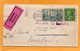 United States 1938 Cover Mailed To Czechoslovakia And Returned - Storia Postale