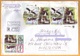 2000 2005 2006 Registered Letter Belarus - Moldova.  Storks, Birds, Eagles Fauna. - Cigognes & échassiers