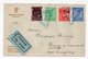 1934 YUGOSLAVIA, CROATIA, ZAGREB TO GOSING, AUSTRIA, PALACE HOTEL, AIR MAIL - Covers & Documents