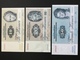 DENMARK SET 10 20 50 KRONER BANKNOTES 1977-1989 AU-UNC - Danemark