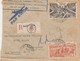 Lettre Avion Recommandée 063 St Denis Réunion 28/3/1947 Cachet Poste Aérienne Pour Ile Maurice Voir Description - Covers & Documents